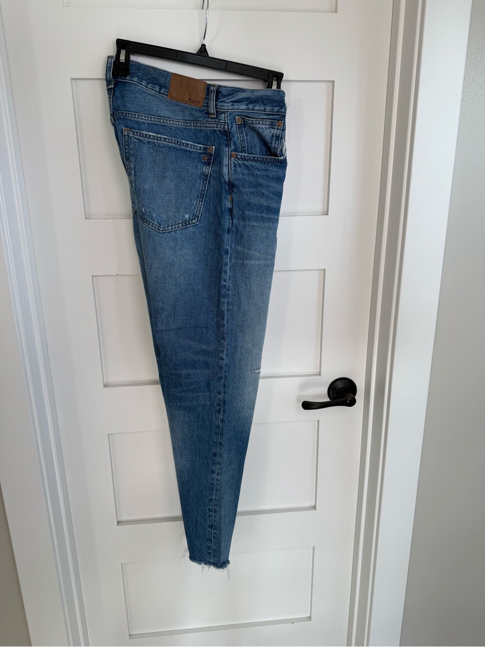 Madewell Cropped Ankle Jeans in Mid Blue